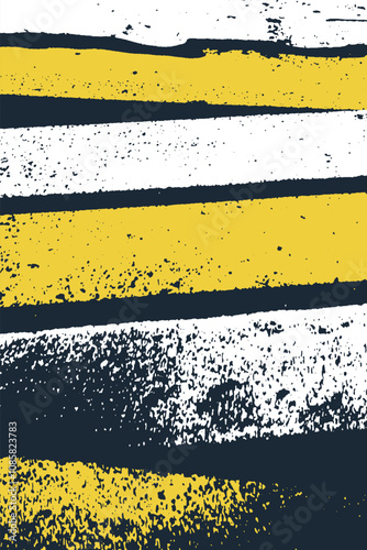 Vector abstract urbane and grunge illustration  clipart - Pedestrian crossing, Yellow Crosswalk - zebra crossing drawing - stripe pattern