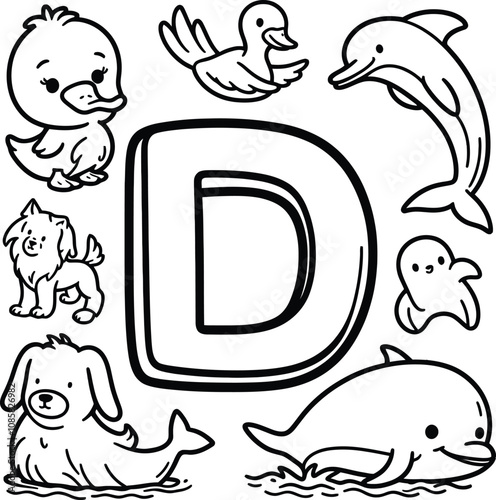 abc coloring pages for toddlers
