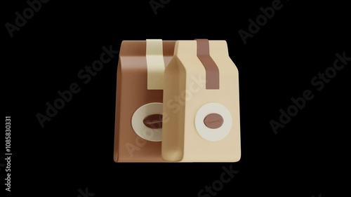 Coffee Packaging 3D Animation