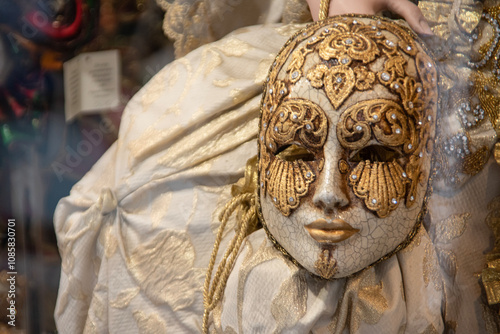 A venetian carnival or festival mask 