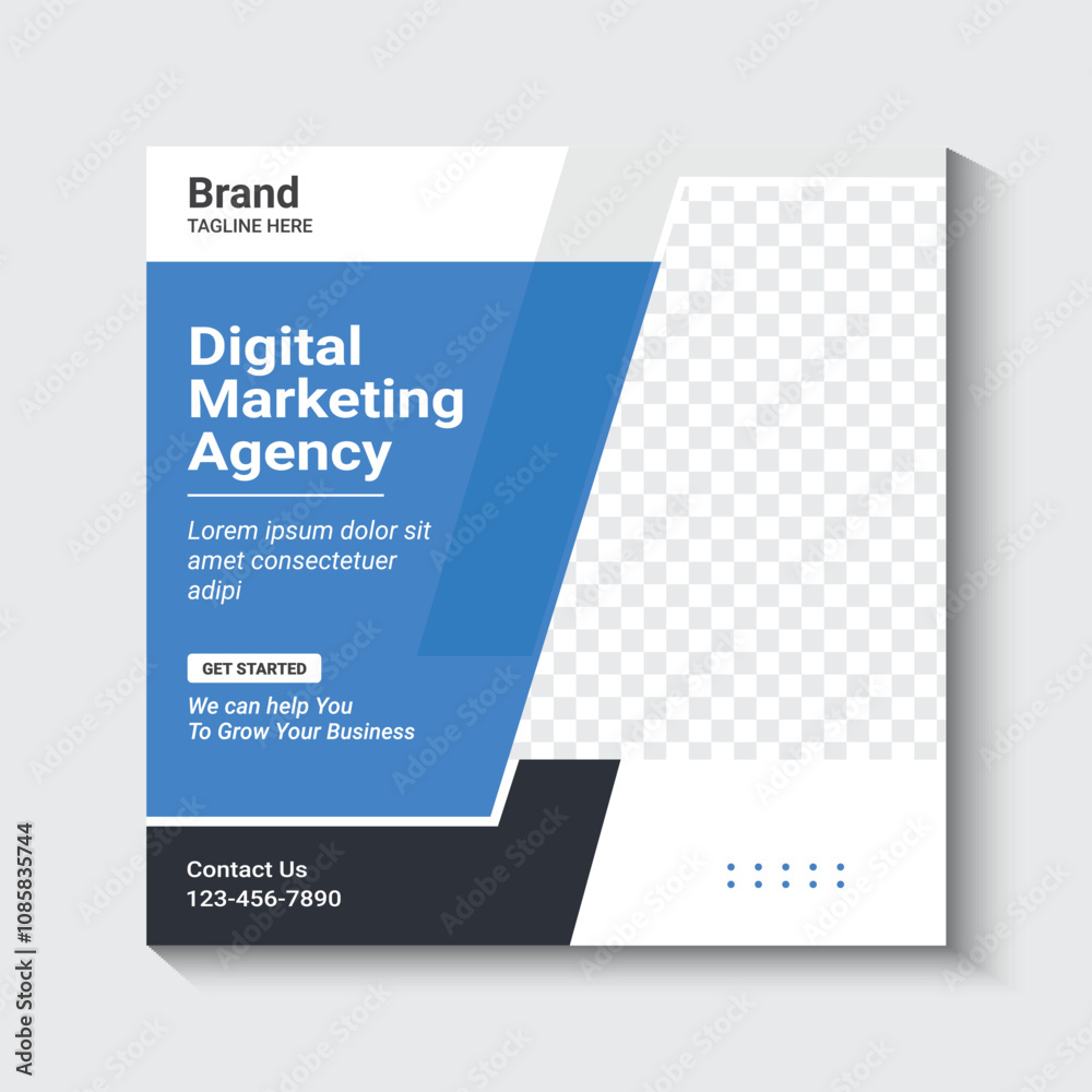 Obraz premium Business social media post design 