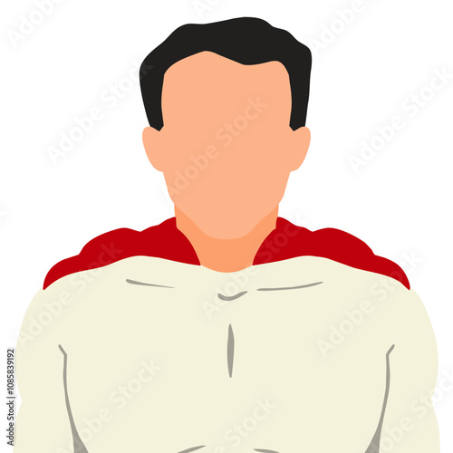 Superhero Man Vector Graphic