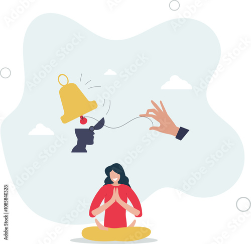 Self awareness, psychological state in individuality of behavior or feeling, self acceptance or personality concept.flat characters.
