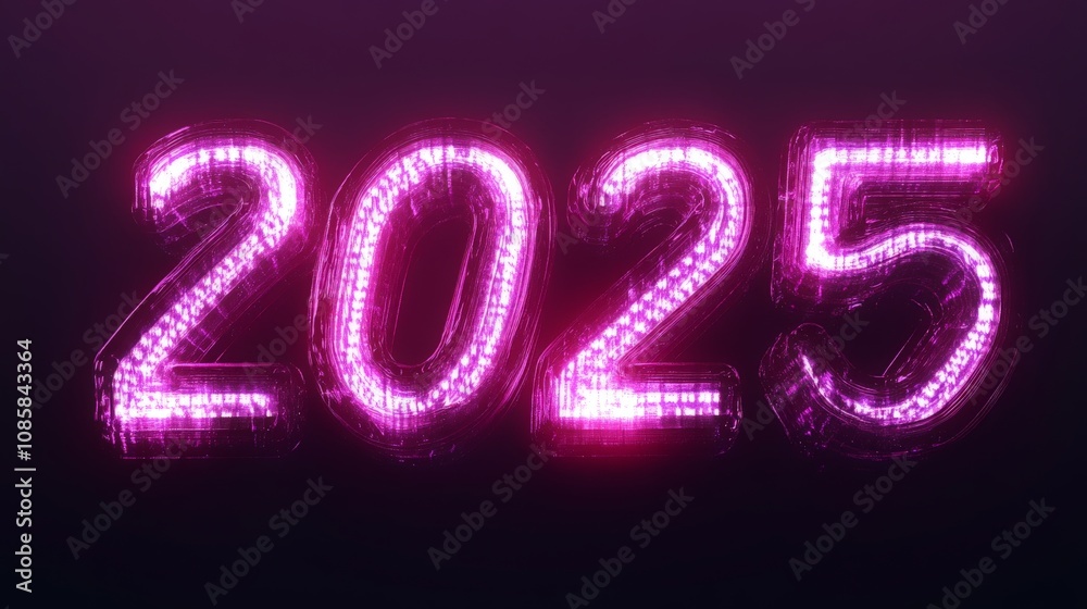 Bright LED Banner for a Futuristic Celebration Bright LED Banner for a Futuristic Celebration