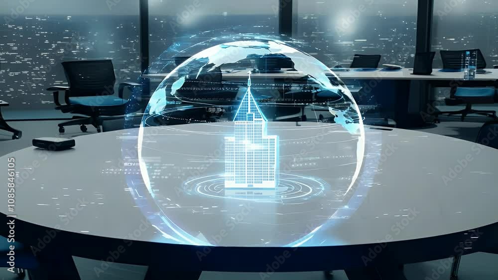 Futuristic Cityscape Model