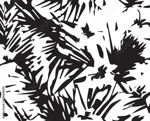 Summer watercolor tropical palm tree leaves seamless pattern. Watercolor grunge design for cards, web, backgrounds and natural product.