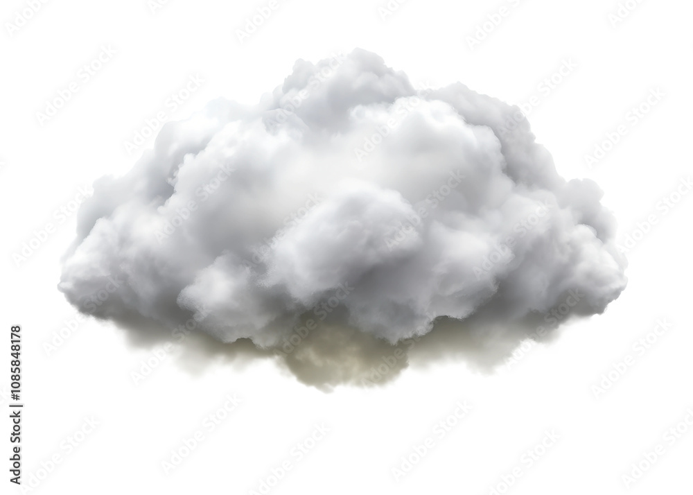 A Realistic cloud isolated on a transparent background. A Realistic cloud isolated on a transparent background.