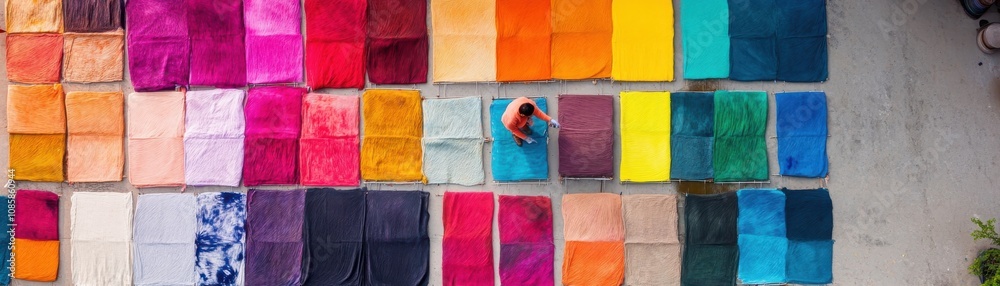 Colorful fabric squares in vibrant patterns. Colorful fabric squares in vibrant patterns.