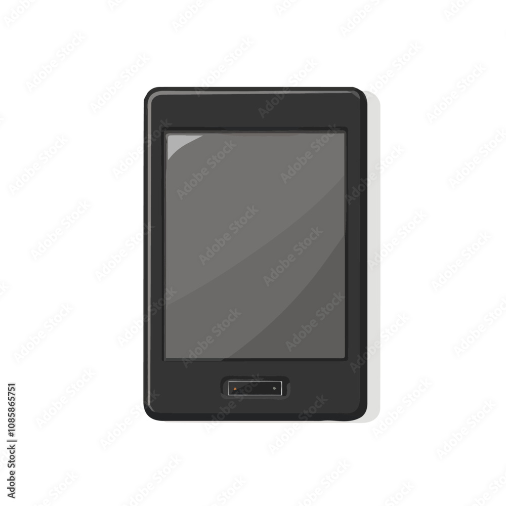 Simple flat 2D illustration of e-reader isolated on a white background, ai e-reader, flat 2d design, ideal for animation, UI/UX design, mobile apps, web design, digital illustrations Simple flat 2D illustration of e-reader isolated on a white background, ai e-reader, flat 2d design, ideal for animation, UI/UX design, mobile apps, web design, digital illustrations