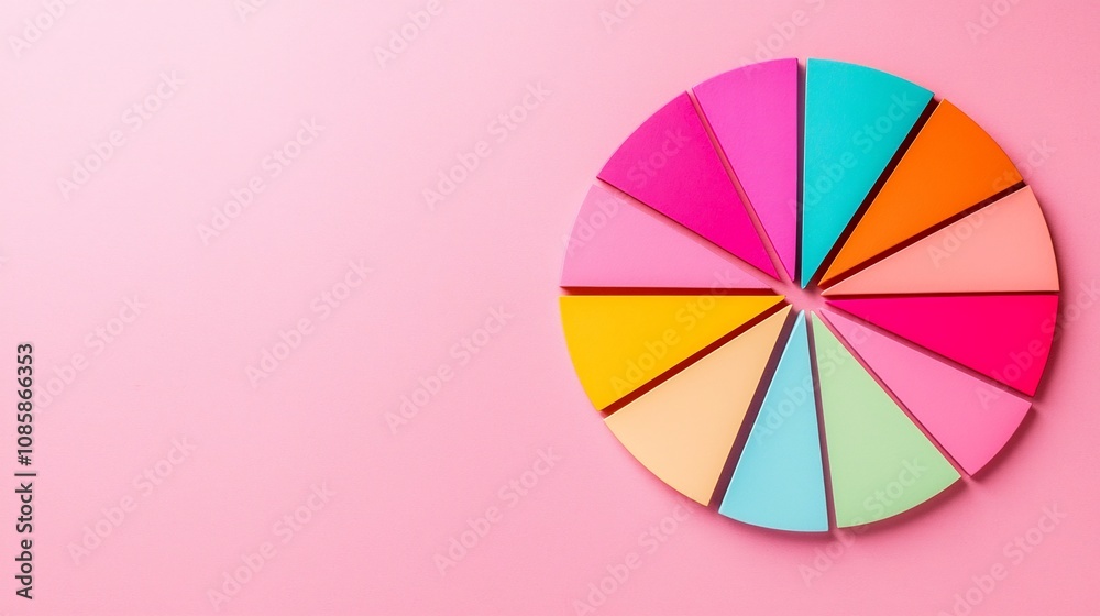 Vibrant Pie Chart Showcasing Key Enterprise Revenue Streams for Growth and Success Vibrant Pie Chart Showcasing Key Enterprise Revenue Streams for Growth and Success