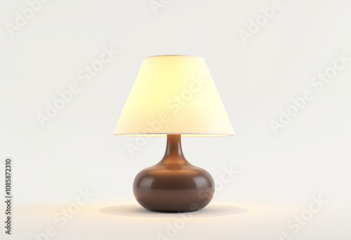 lamp on a table photo