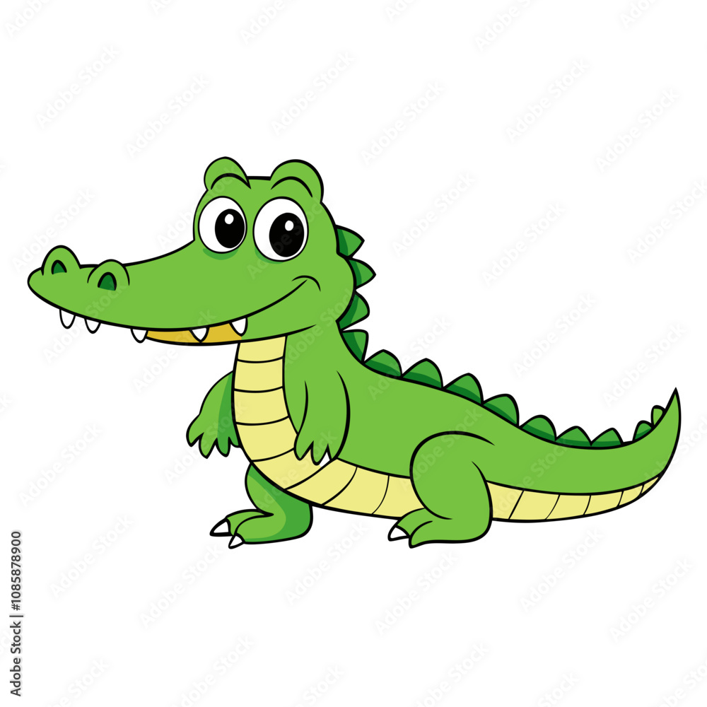 Alligator cartoon vector illustration Alligator cartoon vector illustration