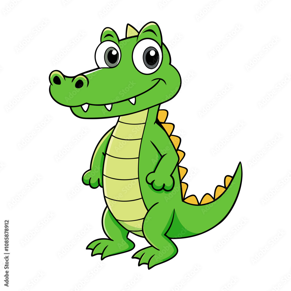 Alligator cartoon vector illustration Alligator cartoon vector illustration