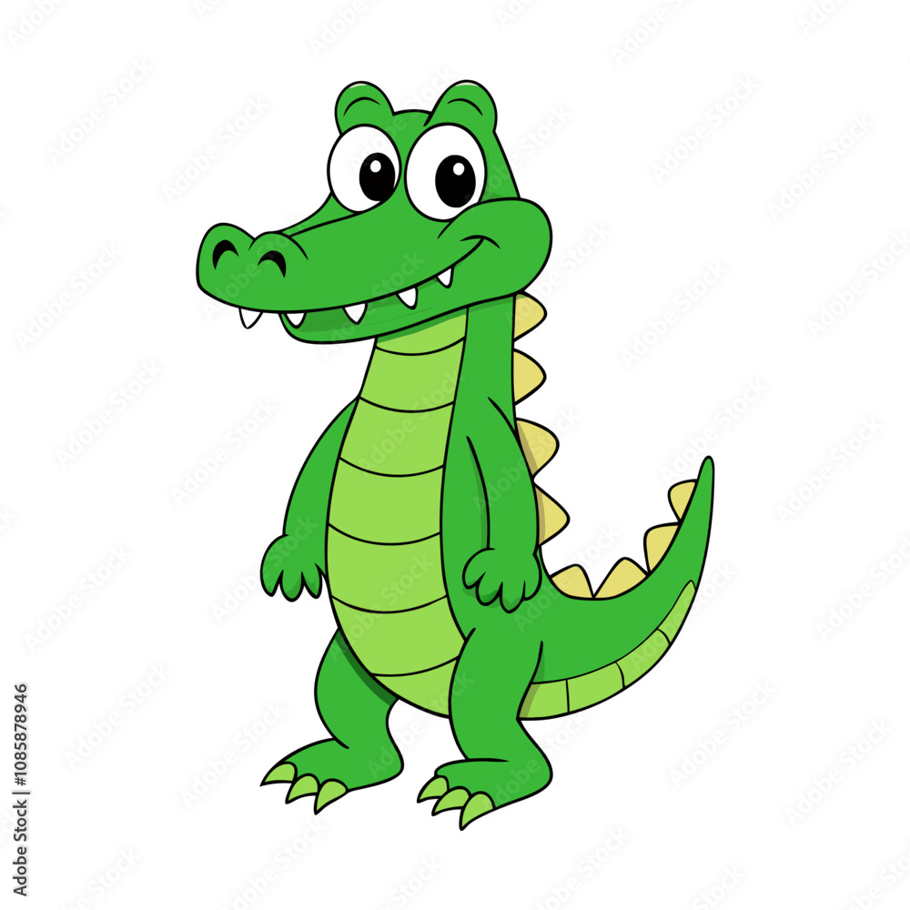 Alligator cartoon vector illustration Alligator cartoon vector illustration