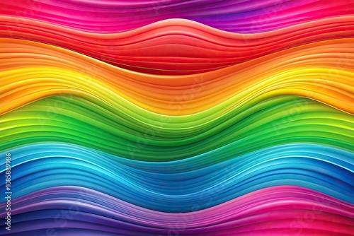 Colorful abstract waves background reflected in gradient tones