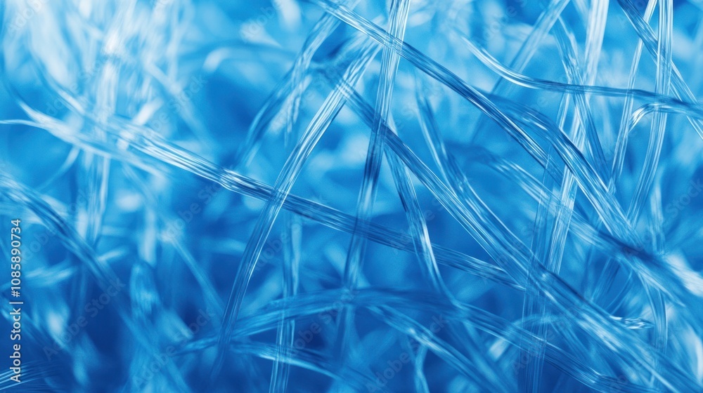 Obraz premium Abstract Blue Fiber Texture