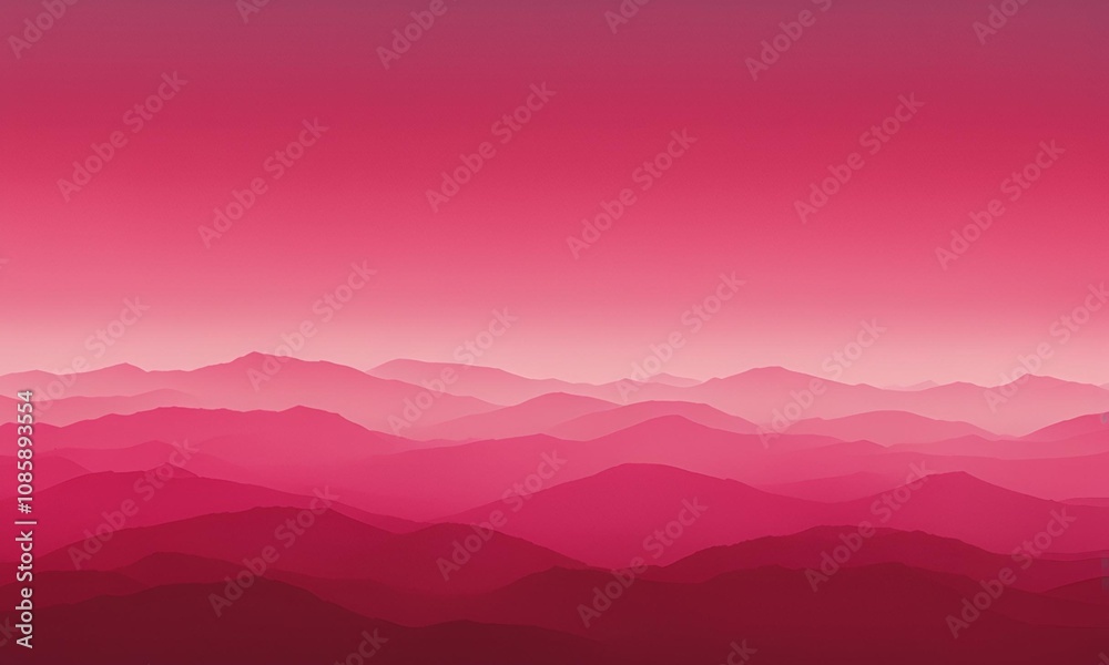 The gradient of Deep Reds blending softly to pale pink. The gradient of Deep Reds blending softly to pale pink.