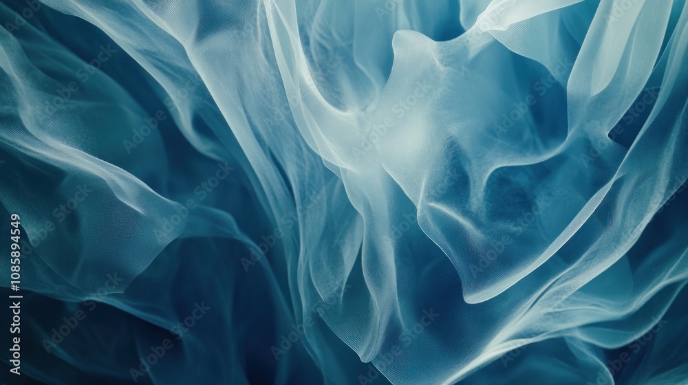 Abstract Blue Fabric Abstract Blue Fabric