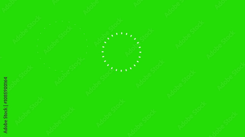 Bursts And Sparks, Circle blasts Explosive Motion fireworks on green background. Cartoon flat vector random explosion. Pop-up line animation, Circle bursting, Geometric effects.