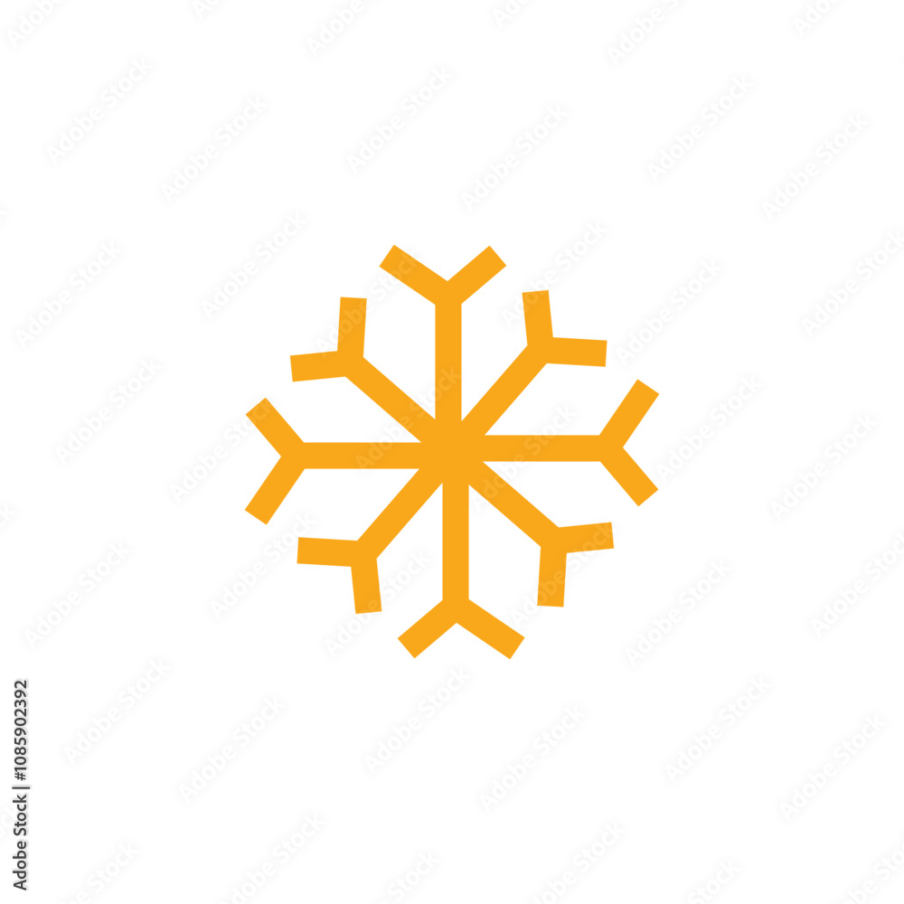 Snowflake icon, Snowflake icon vector, in trendy flat style isolated on white background. Snowflake logo, Snowflake icon illustration Snowflake icon, Snowflake icon vector, in trendy flat style isolated on white background. Snowflake logo, Snowflake icon illustration