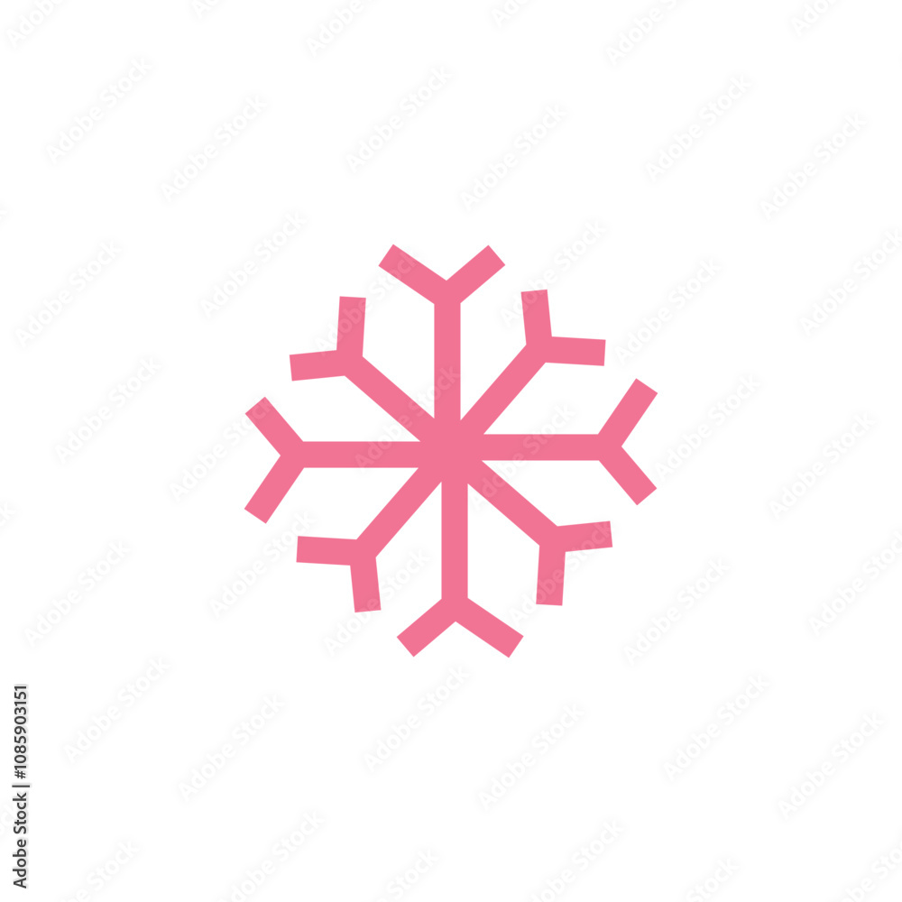 Snowflake icon, Snowflake icon vector, in trendy flat style isolated on white background. Snowflake logo, Snowflake icon illustration Snowflake icon, Snowflake icon vector, in trendy flat style isolated on white background. Snowflake logo, Snowflake icon illustration