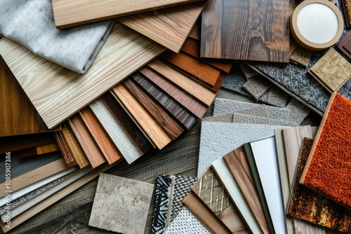 A Variety of Samples of Flooring Materials