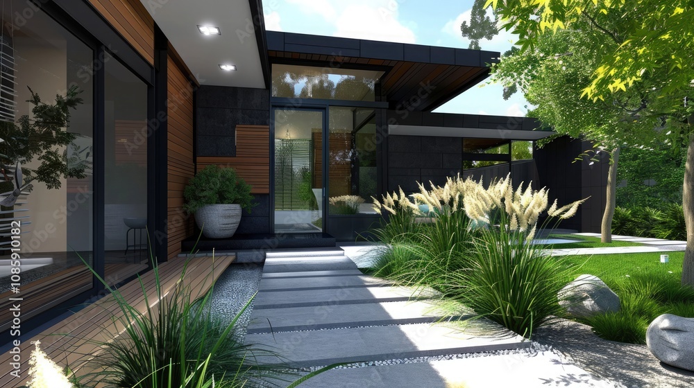 Obraz premium Entrance to the house