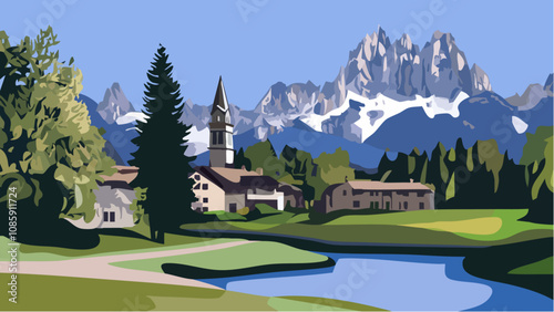 Alpine Charm- Cortina d'Ampezzo