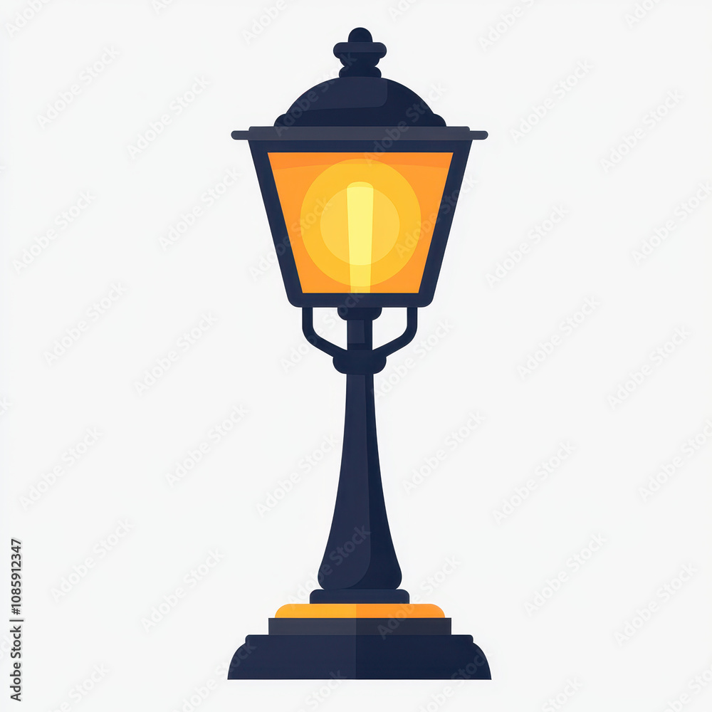 Street Lantern with Warm Glow Street Lantern with Warm Glow