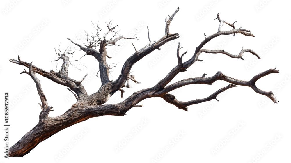 Tree branch without leaves transparent background Tree branch without leaves transparent background
