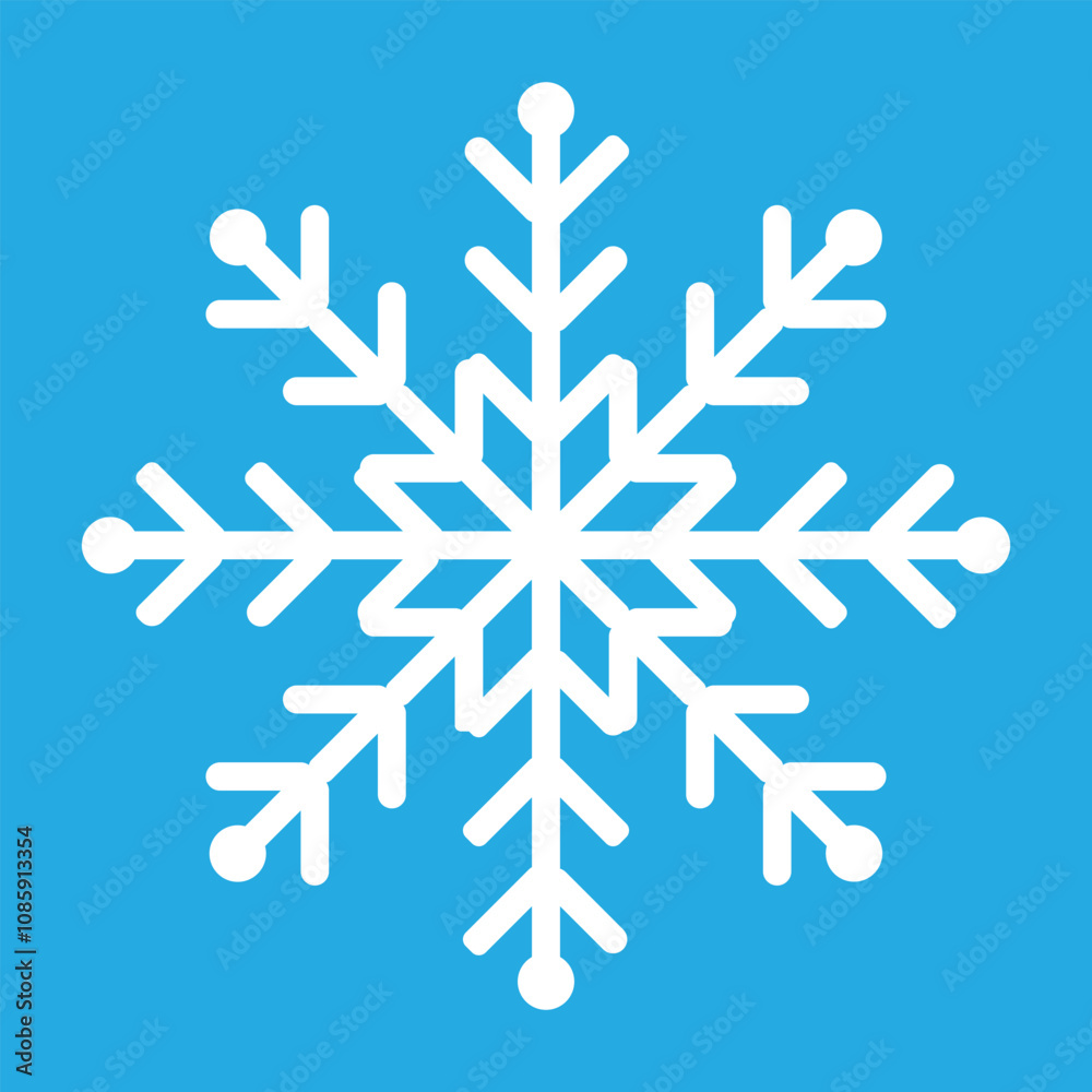 White Snowflake Vector Illustration. Snowflake Vector Icon Collection. Winter Snowflake. Winter Season. White Snowflake Vector Illustration. Snowflake Vector Icon Collection. Winter Snowflake. Winter Season.