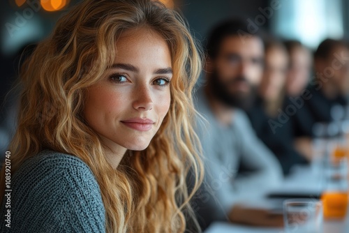 Wallpaper Mural Diverse group brainstorming ideas in a modern meeting room, Torontodigital.ca