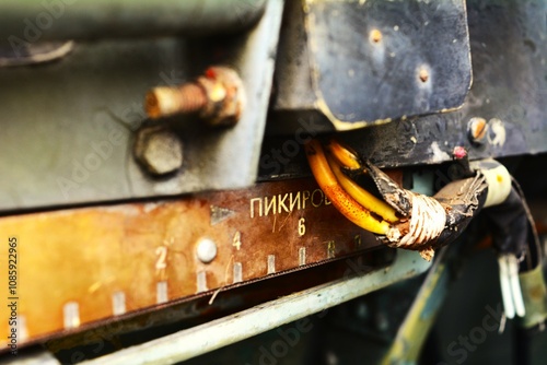 Plane. Airplane graveyard. Vovchansk. Mechanics. Sky. Details. Glass. Past. Old airplanes. photo