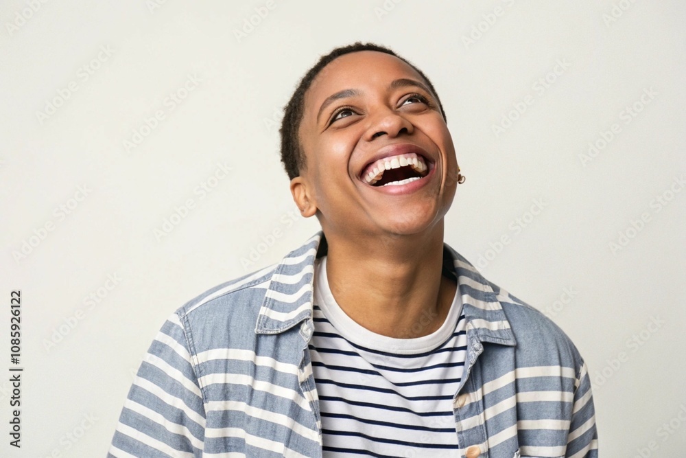 Isolated image of a joyful person smiling widely, radiating excitement and happiness. Ideal stock photo for positivity, enthusiasm, and emotional expression in digital designs.
Isolated image of a joyful person smiling widely, radiating excitement and happiness. Ideal stock photo for positivity, enthusiasm, and emotional expression in digital designs.