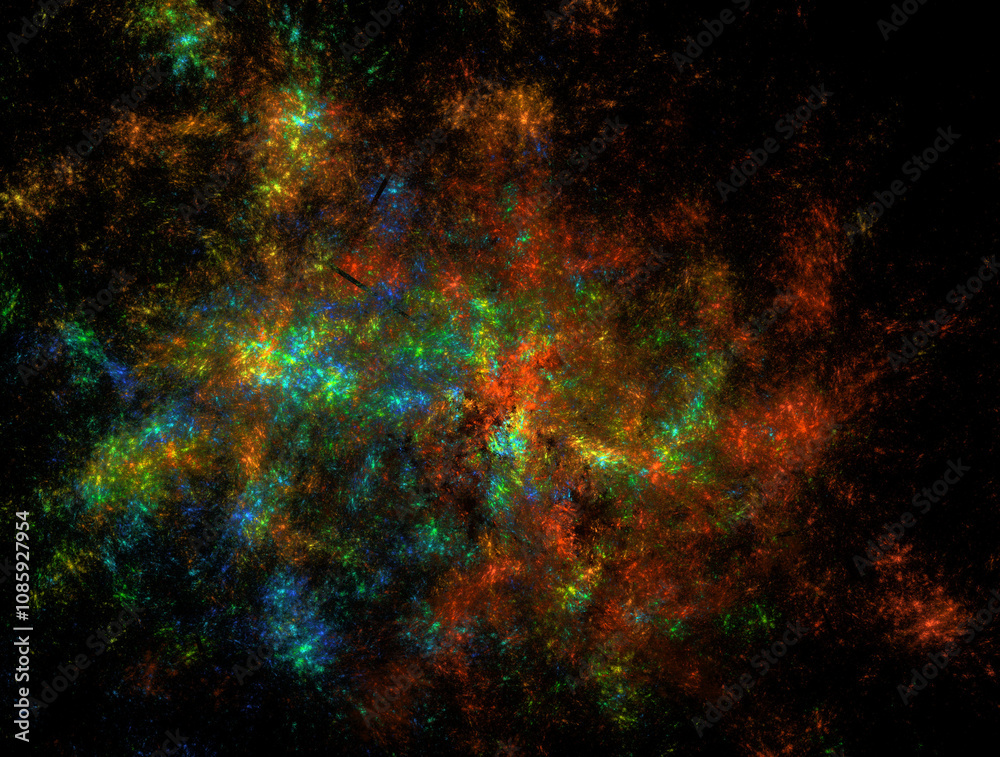 Obraz premium Imaginatory fractal abstract background Image