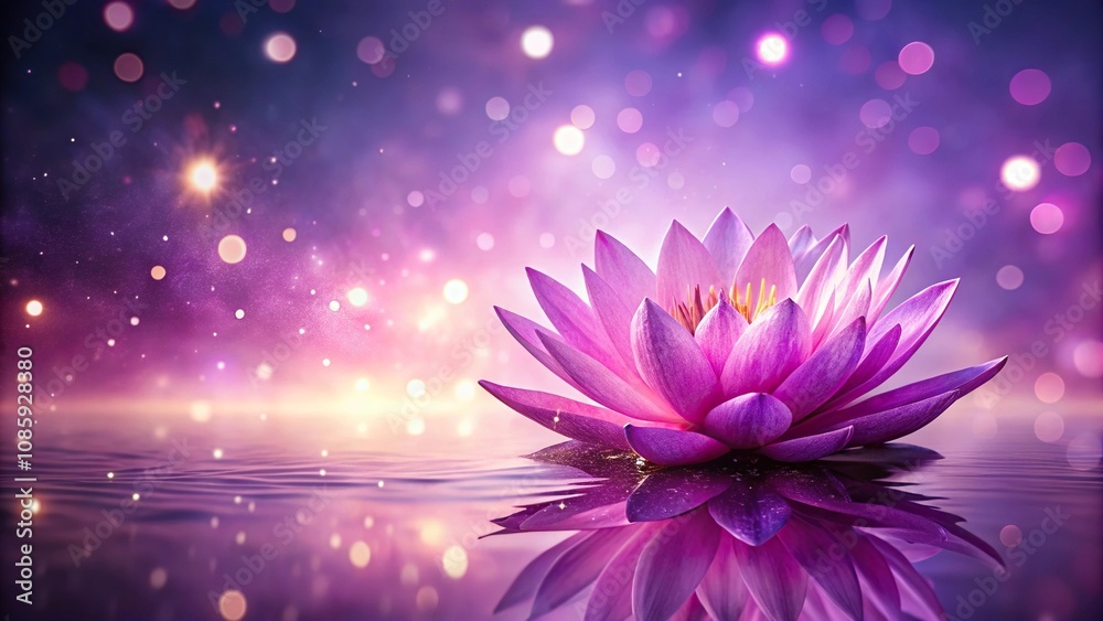 Obraz premium Colorful lotus flower on water