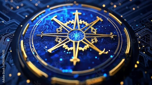 Wallpaper Mural Intricate nobel prize medal design reflecting innovation and prestige Torontodigital.ca