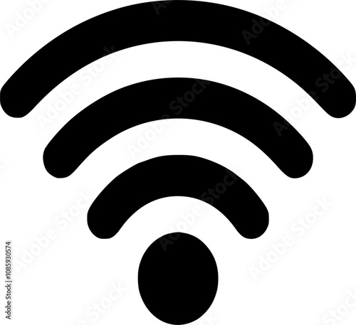 Wifi icon. Free wifi sign isolated icon. wi-fi network linear icon. signal sign and symbol. Public wifi area solid sign. Wifi icon wireless internet signal element flat symbol