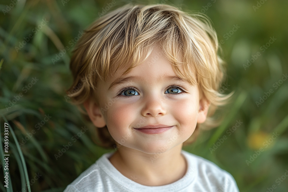 portrait of an white little boy with a smile portrait of an white little boy with a smile