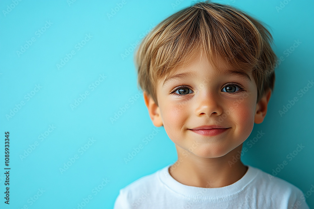 portrait of an white little boy with a smile portrait of an white little boy with a smile
