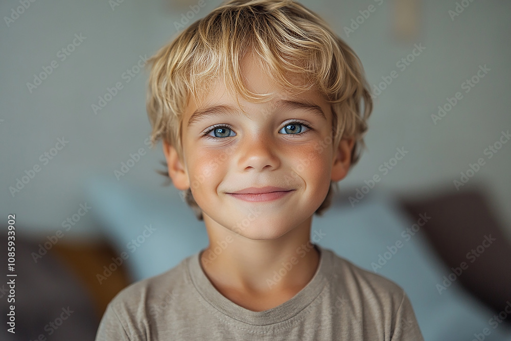 portrait of an white little boy with a smile portrait of an white little boy with a smile