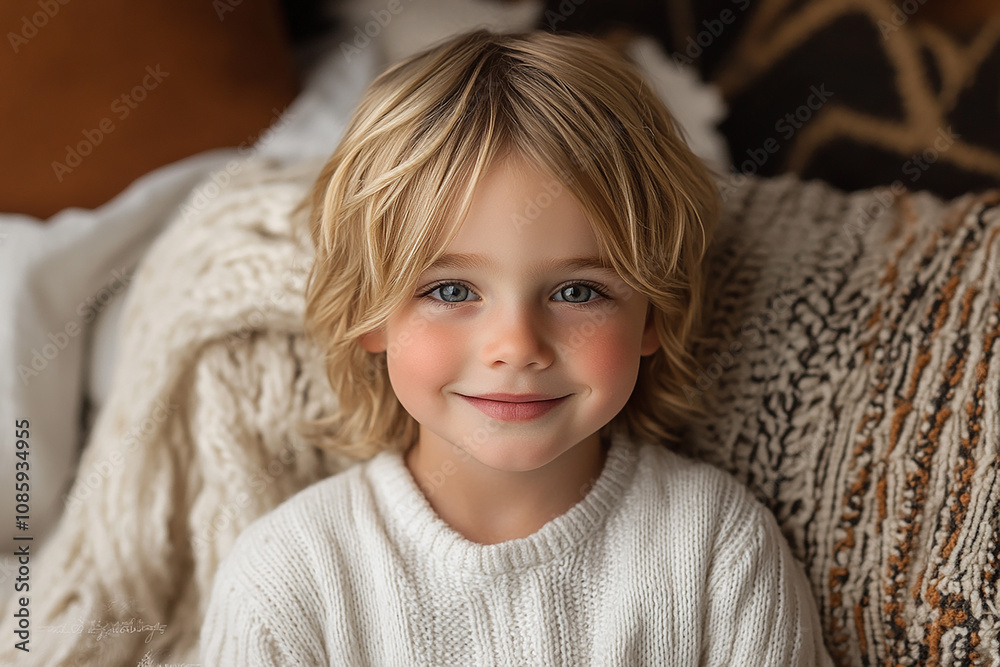 portrait of an white little boy with a smile portrait of an white little boy with a smile