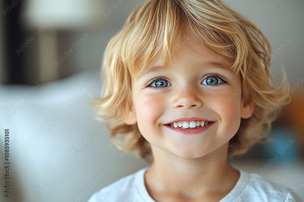 portrait of an white little boy with a smile portrait of an white little boy with a smile