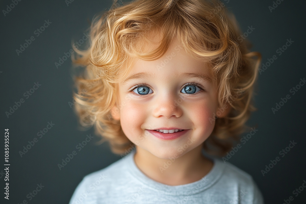 portrait of an white little boy with a smile portrait of an white little boy with a smile