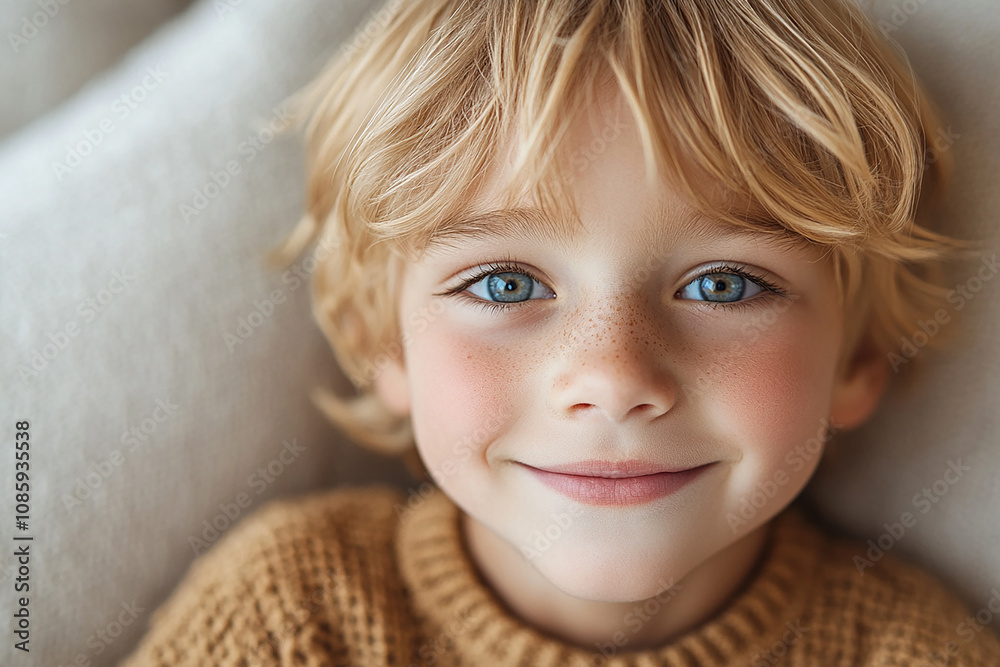portrait of an white little boy with a smile portrait of an white little boy with a smile