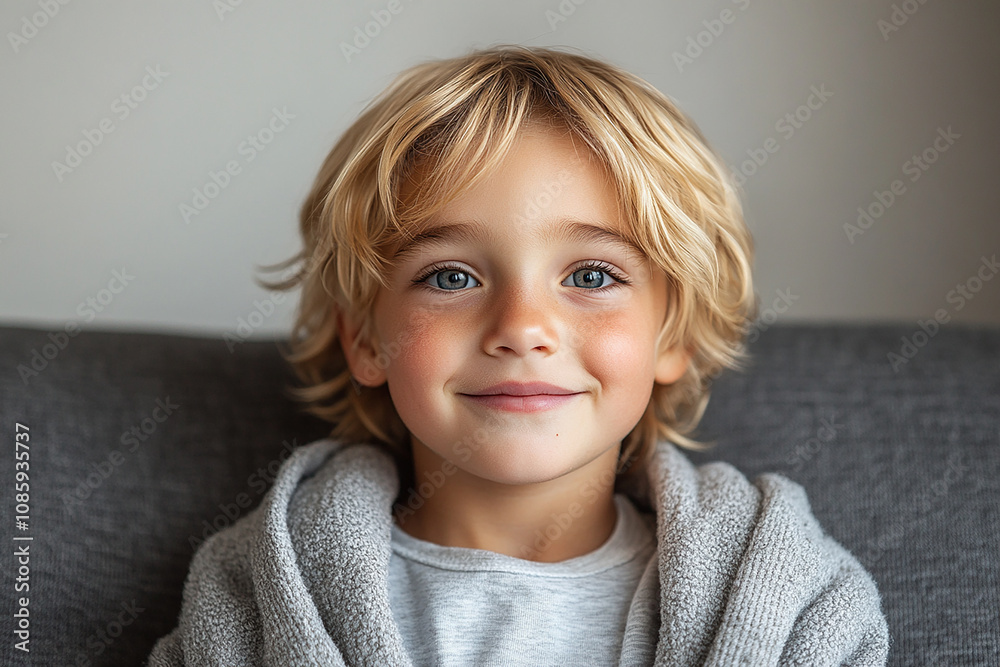 portrait of an white little boy with a smile portrait of an white little boy with a smile