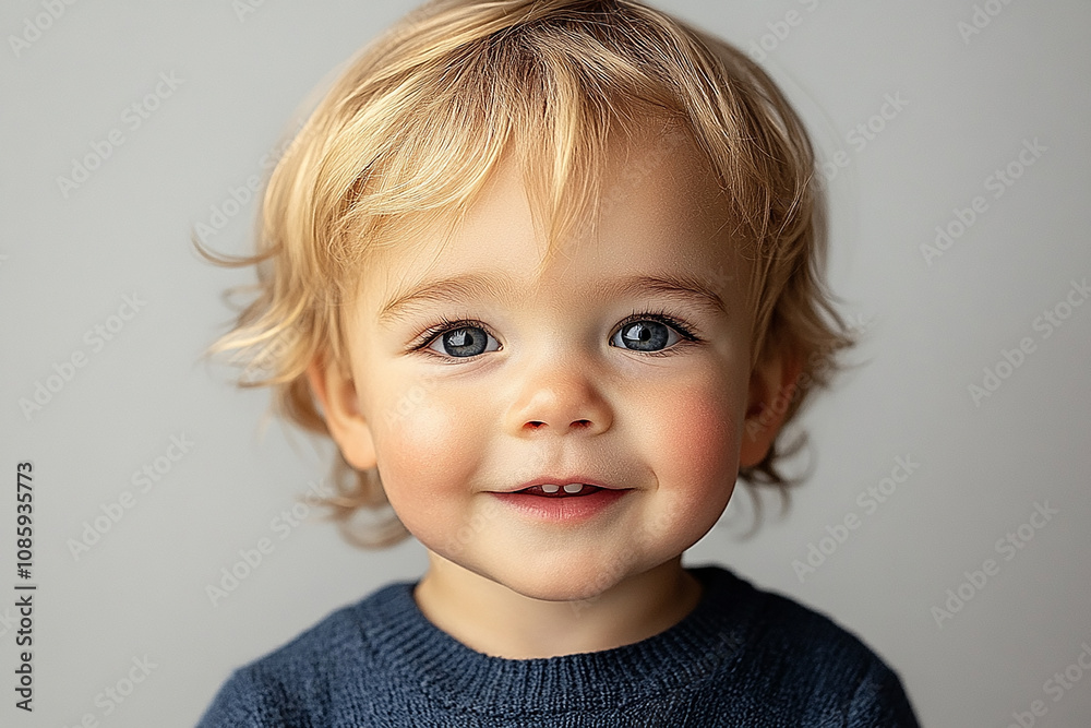 portrait of an white little boy with a smile portrait of an white little boy with a smile