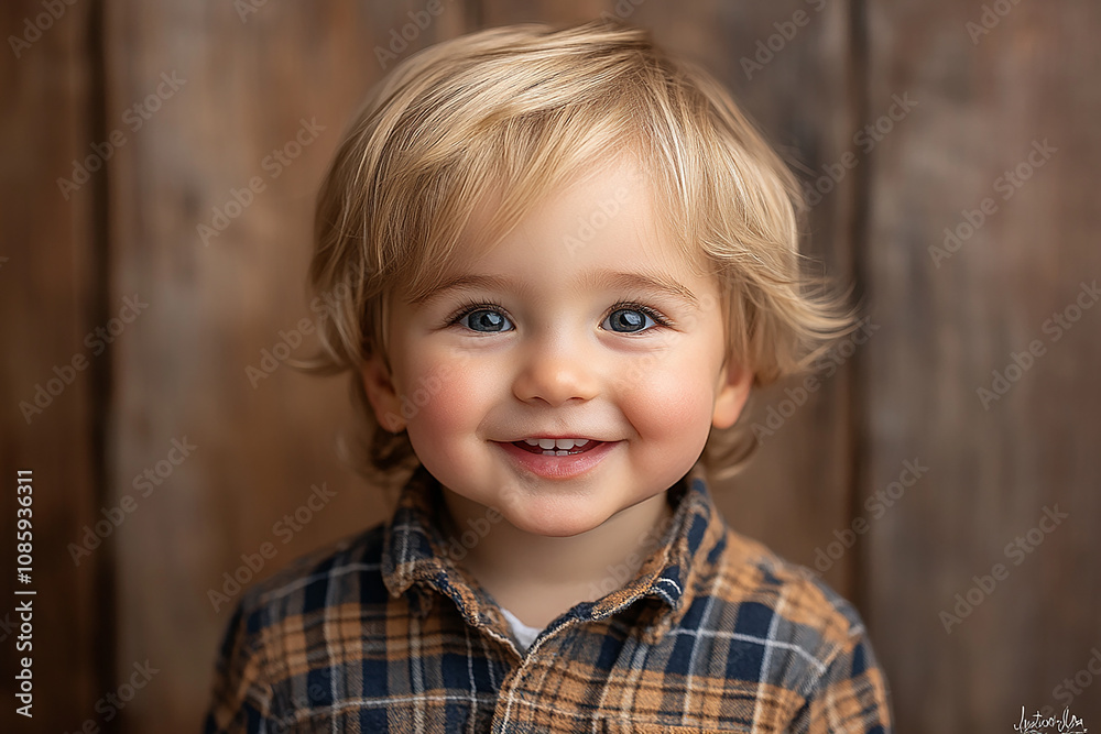 portrait of an white little boy with a smile portrait of an white little boy with a smile