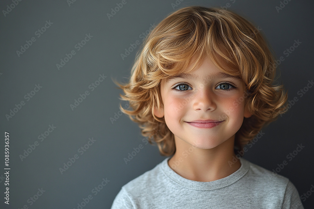portrait of an white little boy with a smile portrait of an white little boy with a smile