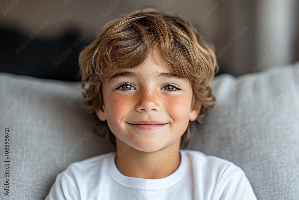 portrait of an white little boy with a smile portrait of an white little boy with a smile
